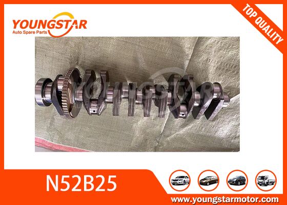 การตีเพลาข้อเหวี่ยงวัสดุเหล็ก OEM 11210402531 สำหรับเครื่องยนต์ N52B25