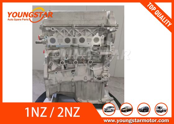 ชุดบล็อกยาวเครื่องยนต์ใหม่ล่าสุดสำหรับโตโยต้า 1NZ-FE 2NZ-FE พร้อมการรับประกัน 60,000 กม. และโครงสร้างอลูมิเนียม