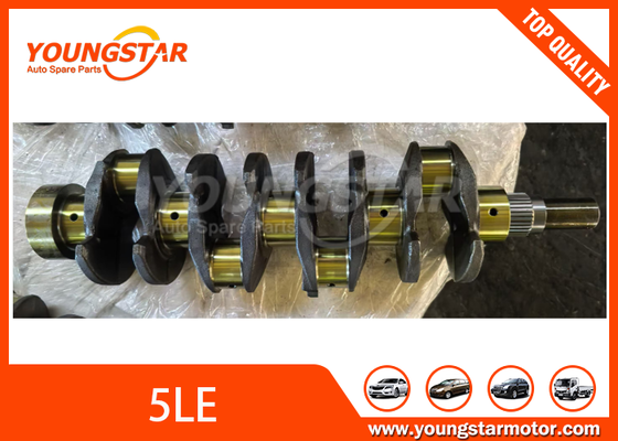 Nitrided 5LE Crankshaft with Gear and Sensor for Toyota Diesel Engine