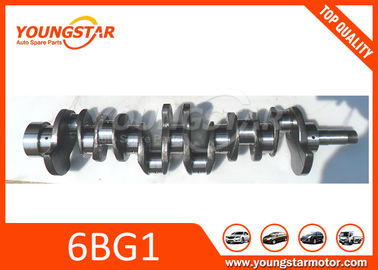 เพลาข้อเหวี่ยงเครื่องยนต์เหล็กโลหะผสมสำหรับ ISUZU 6BG1 HRC 40 1-12310-448-0, 1123104480