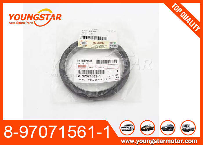 8-97071561-1 ซีลน้ำมันเพลาข้อเหวี่ยงชิ้นส่วนเครื่องยนต์รถยนต์สำหรับ ISUZU 4JB1-T
