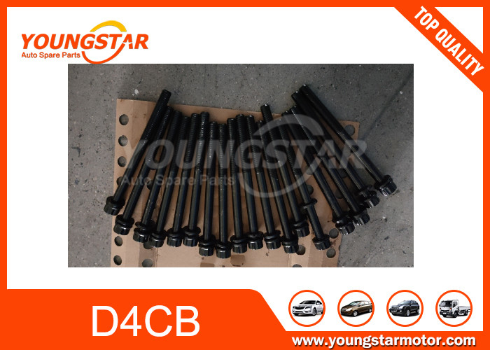ชุดบอลท์หัวกระบอกสําหรับ Hyundai D4CB 2.5L M12 / 125 * 153 18 PCS
