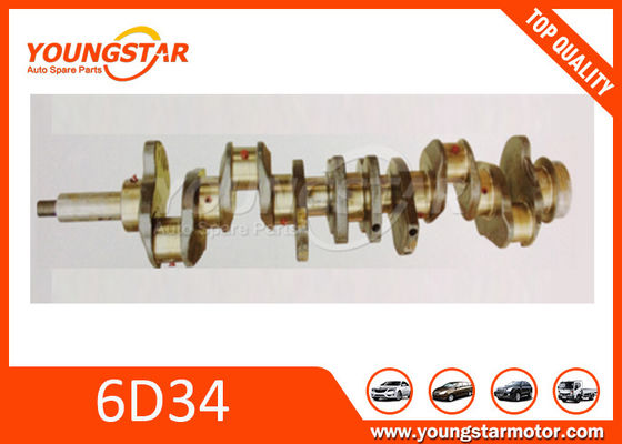 MITSUBISHI 6D34 ME300086 เพลาข้อเหวี่ยงเครื่องยนต์ดีเซลเหล็กปลอมสำหรับ HD820 Excavator