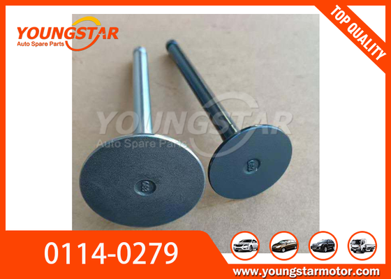 วาล์วเครื่องยนต์ทนทานการสกัดสําหรับ ISUZU 6BG1 6BD1 OEM 0114-0279 วาล์วเครื่องยนต์รถยนต์
