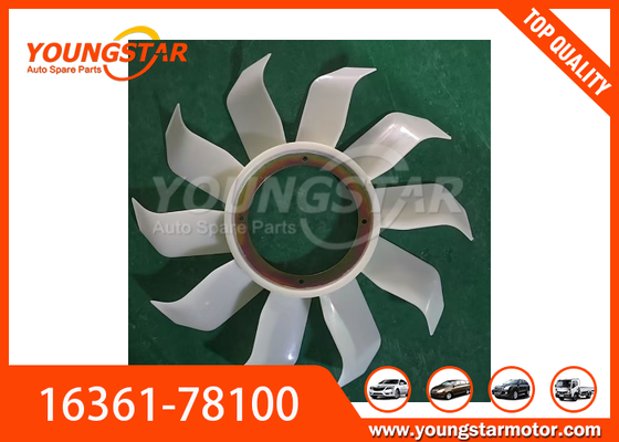 PA66 GF30 แฟนบลัด เครื่องยนต์เย็น แฟนบลัดสําหรับ Hino Dutro 300 สําหรับ Toyota Dyna 2003 Truck