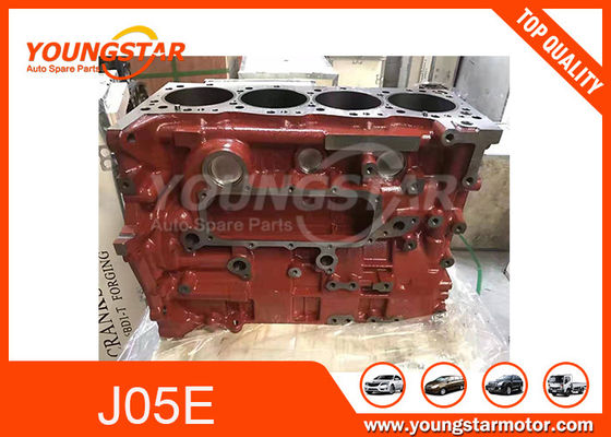 J05E Excavator Cylinder Block J05E เครื่องยนต์ Long Block 11401-E0702 สำหรับ KOBELCO SK200-8