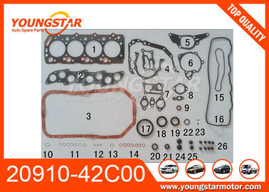 วัสดุเหล็ก 20910-42C00 ชุดปะเก็นเต็มรูปแบบสำหรับ Hyundai D4BB ประสิทธิภาพสูง