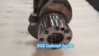 ฮุนได Kia D4CB เพลาข้อเหวี่ยง 231114A010