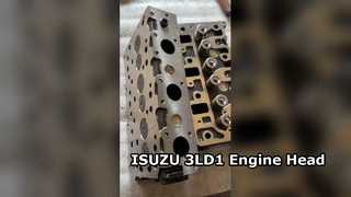 ISUZU 3LD1 3LD2 หัวกระบอกสูบเครื่องยนต์รถขุด